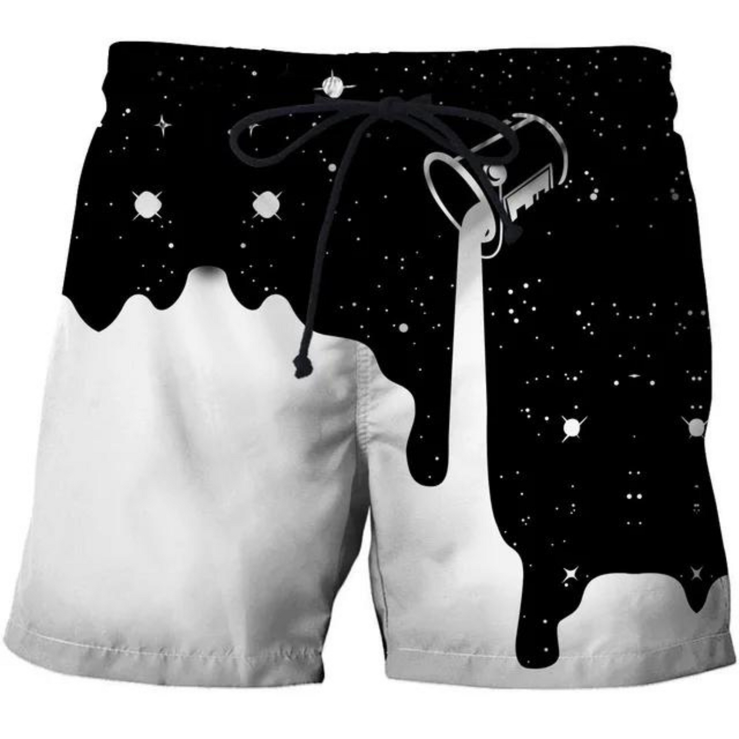 Justin - Kokosnootboomprint Comfortabele Zwembroek