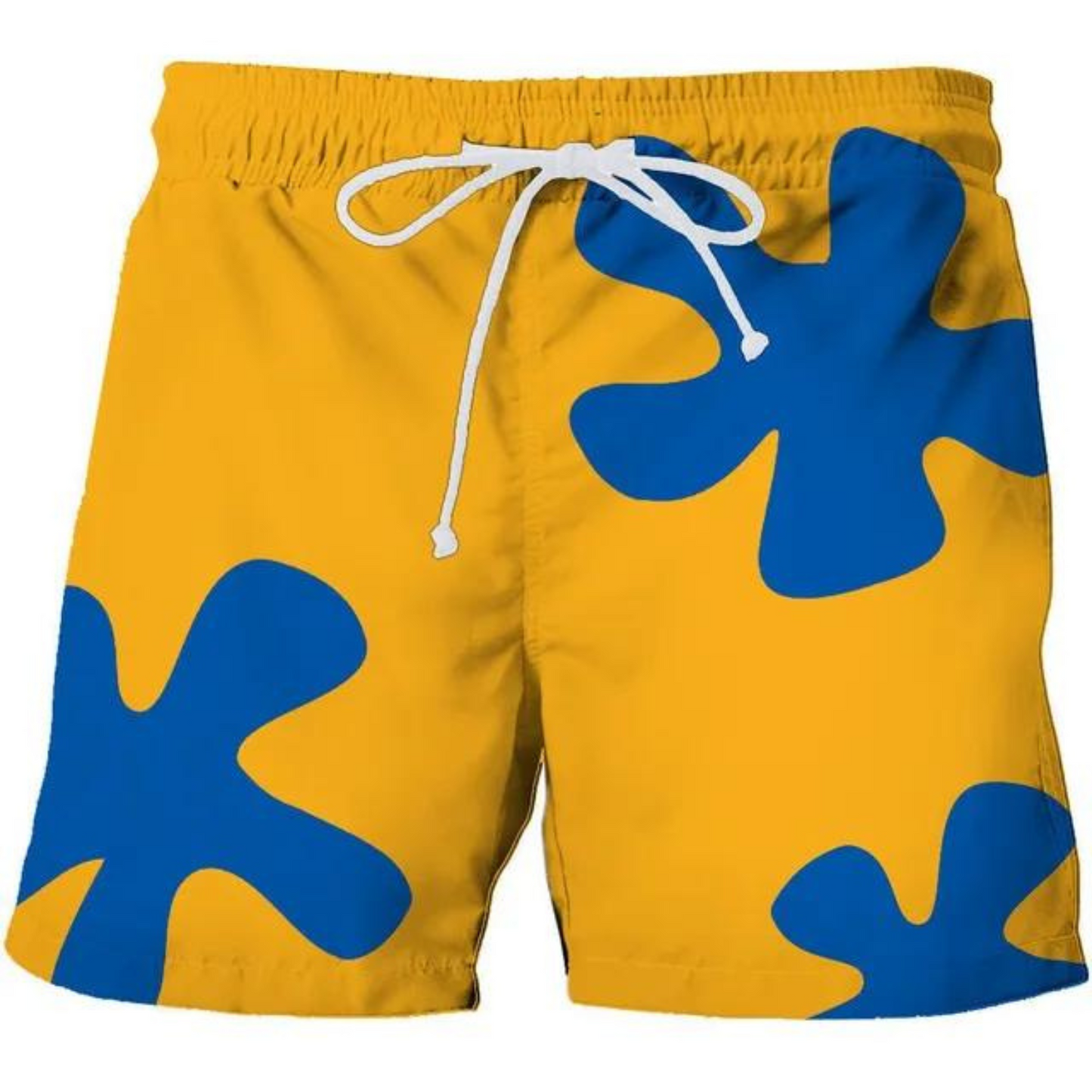 Justin - Kokosnootboomprint Comfortabele Zwembroek