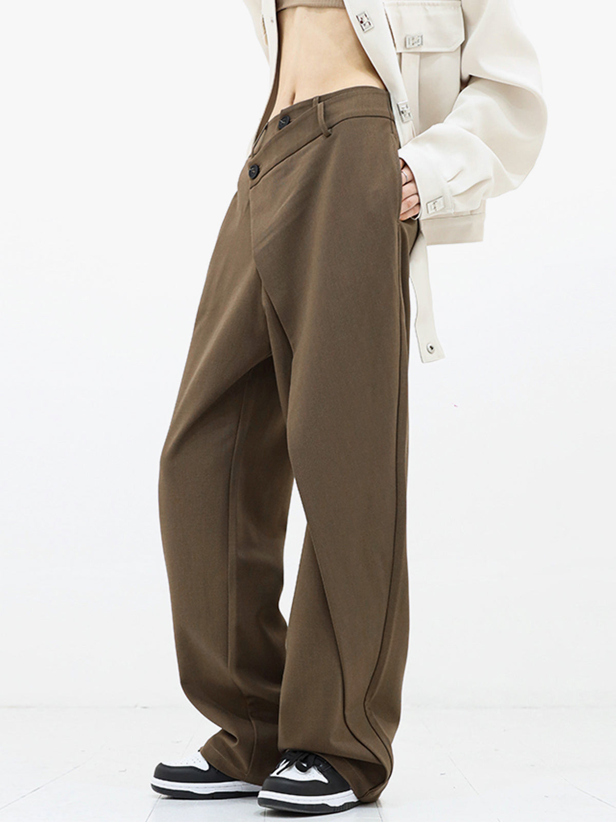 Caitriona - Asymmetrische Wijde Broek