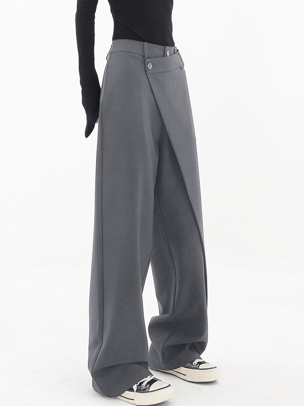 Caitriona - Asymmetrische Wijde Broek