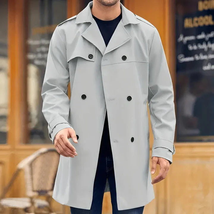 Verges - Herren Klassieke Trenchcoat