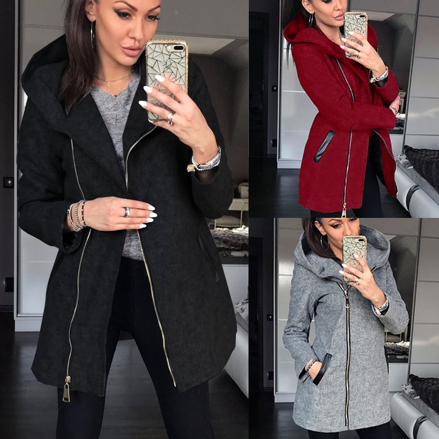 Lacy - Hooded Zip Jacket