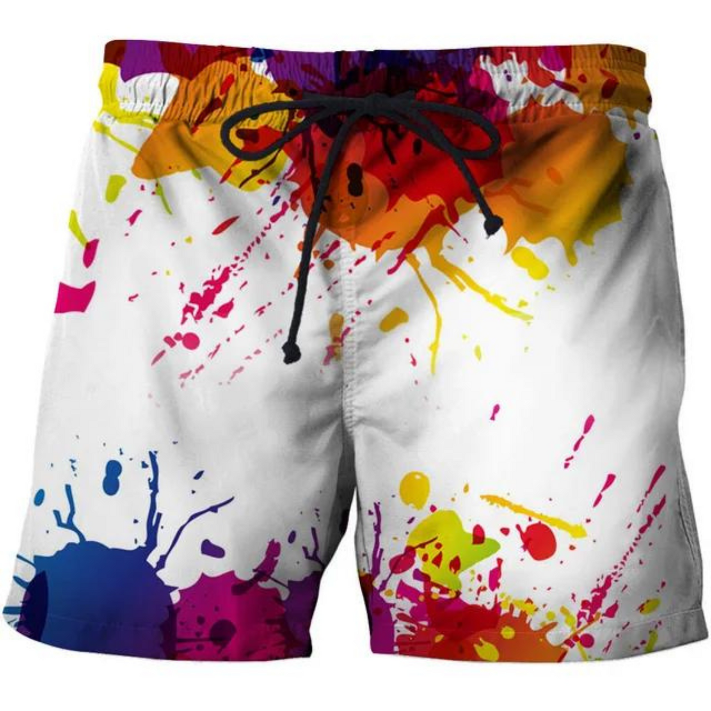 Justin - Kokosnootboomprint Comfortabele Zwembroek