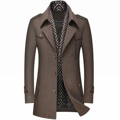 Knowles - Herren Klassieke Trenchcoat