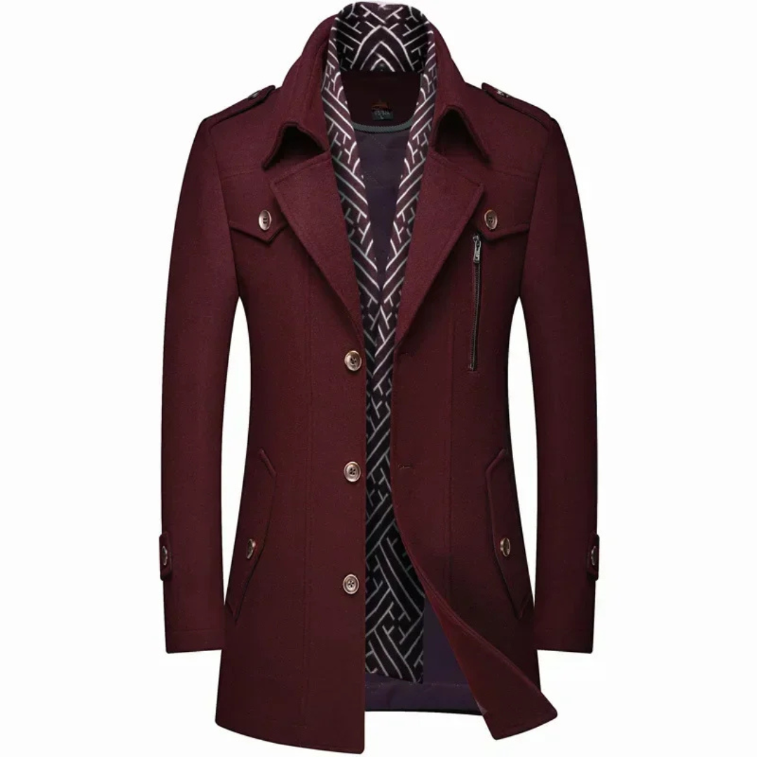 Knowles - Herren Klassieke Trenchcoat