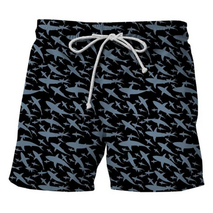 Justin - Kokosnootboomprint Comfortabele Zwembroek