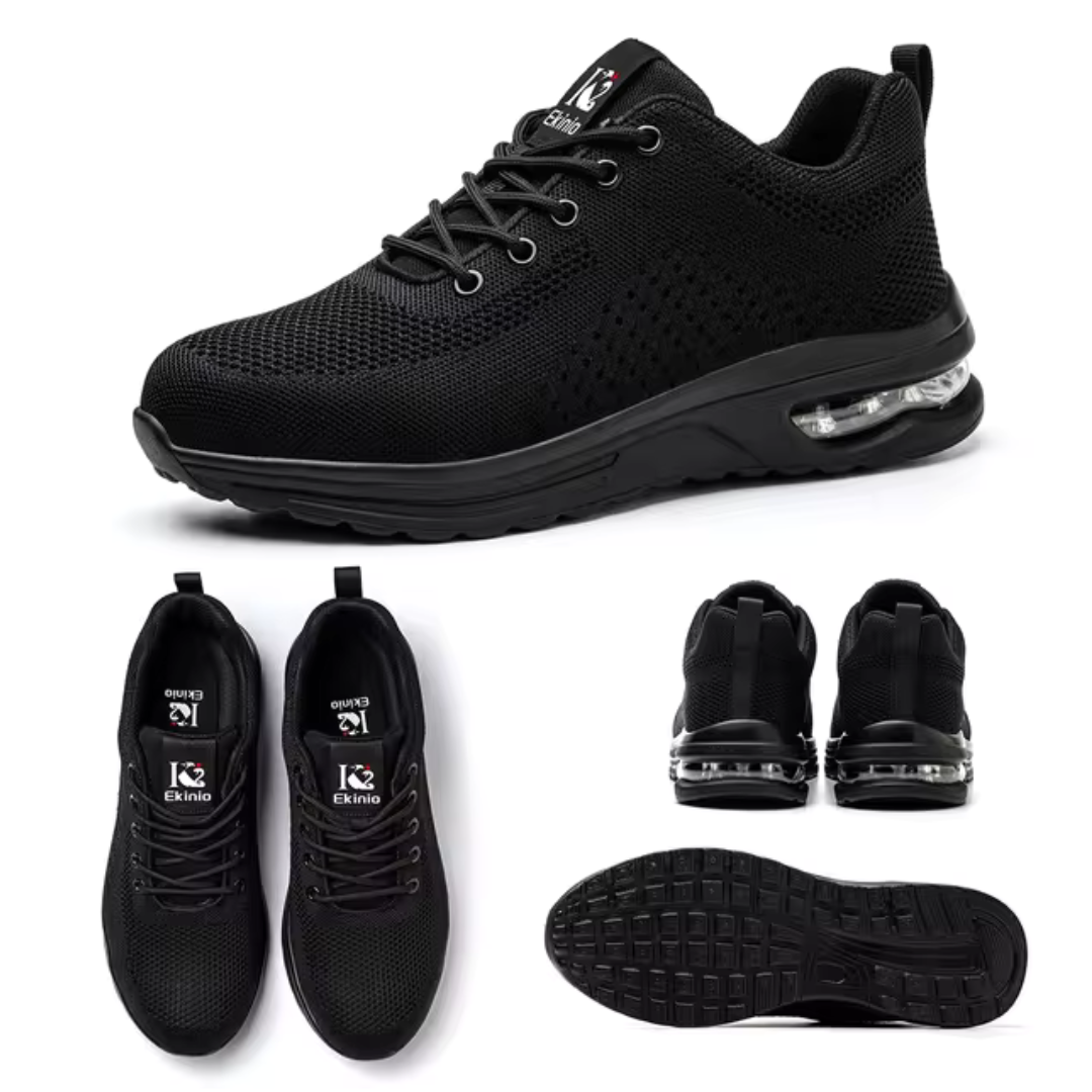 Ashford - Stijlvolle Ademend Zwarte Sneakers