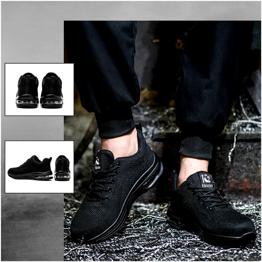 Ashford - Stijlvolle Ademend Zwarte Sneakers