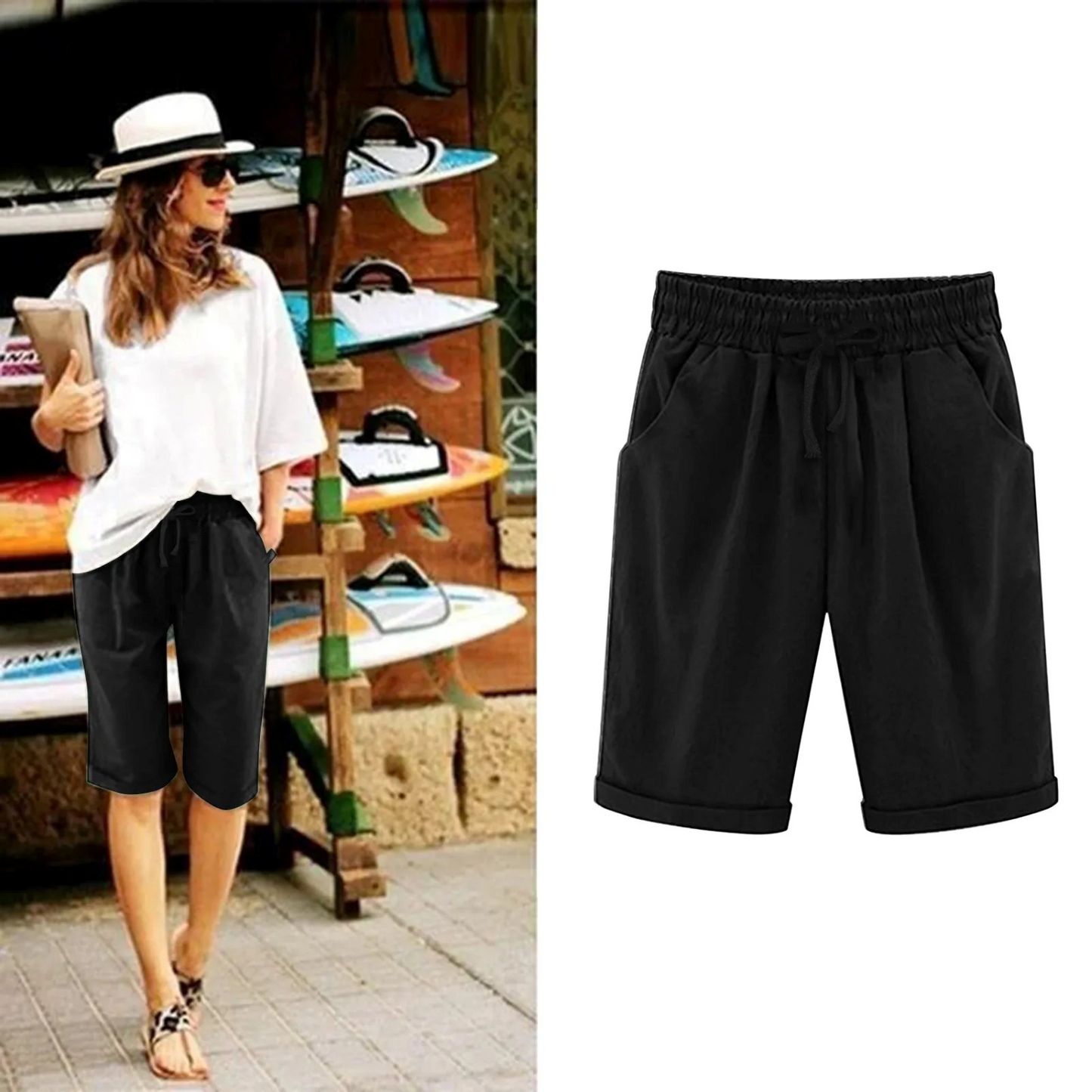 Terra - Comfortabele Korte Broek