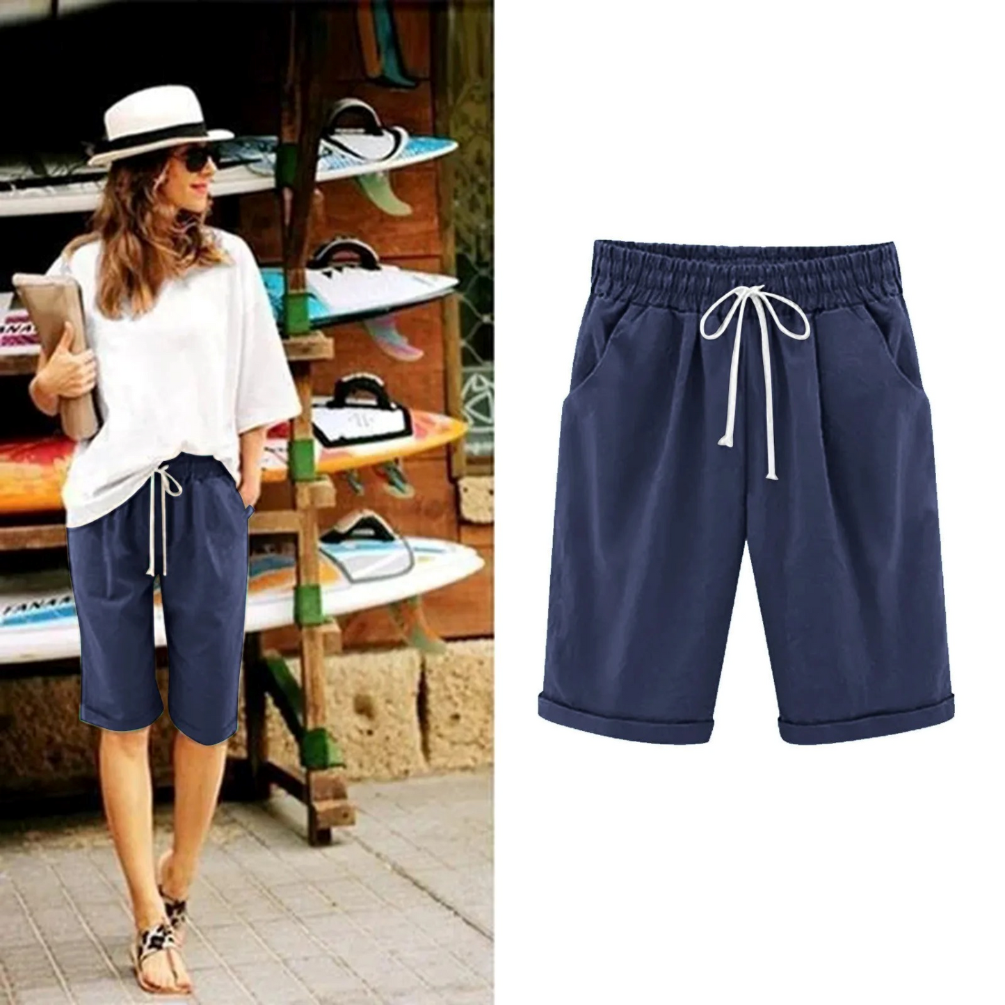 Terra - Comfortabele Korte Broek