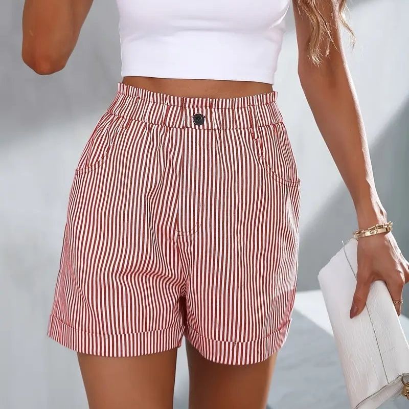 Genevra - Gestreepte Zomer Shorts