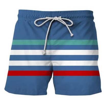 Justin - Kokosnootboomprint Comfortabele Zwembroek