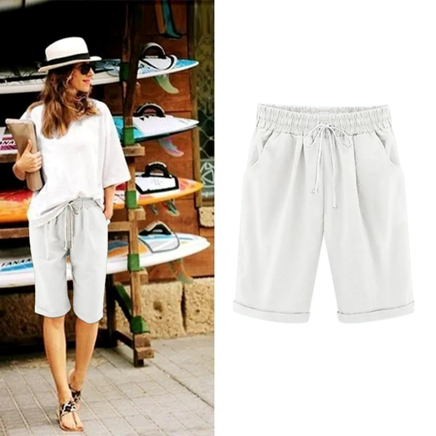 Terra - Comfortabele Korte Broek