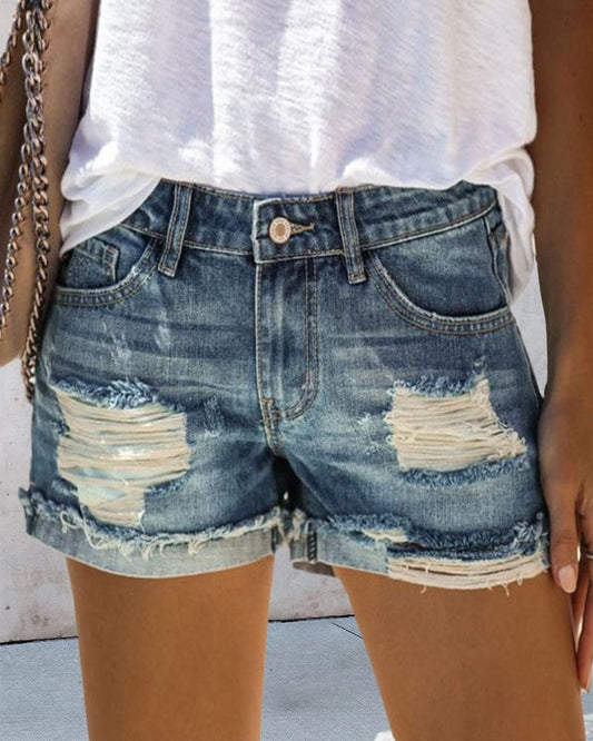 Tamika - Trendy Denim Shorts