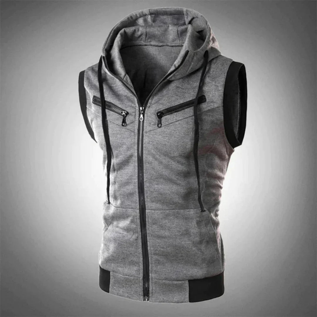 Jelmer - Sportieve Mouwloze Hoodie