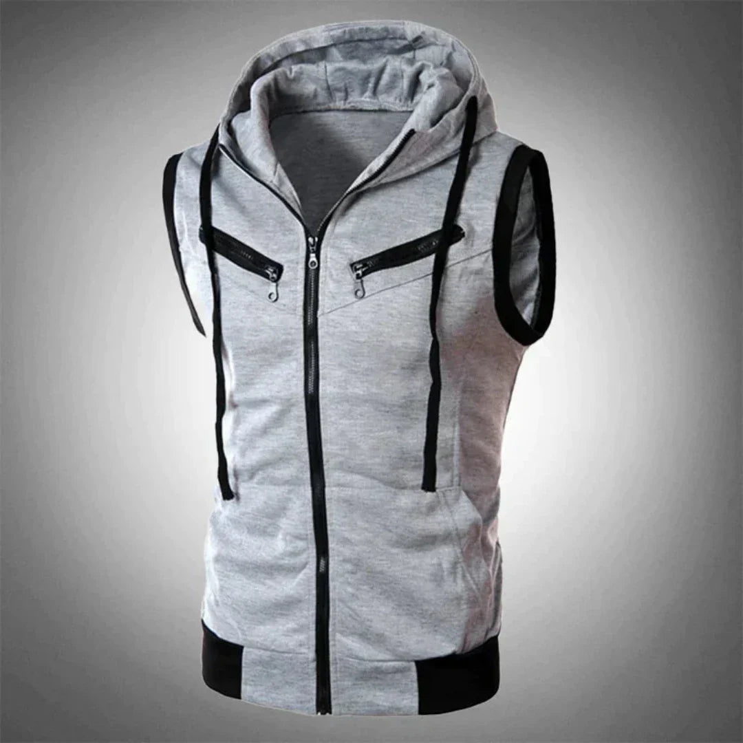 Jelmer - Sportieve Mouwloze Hoodie