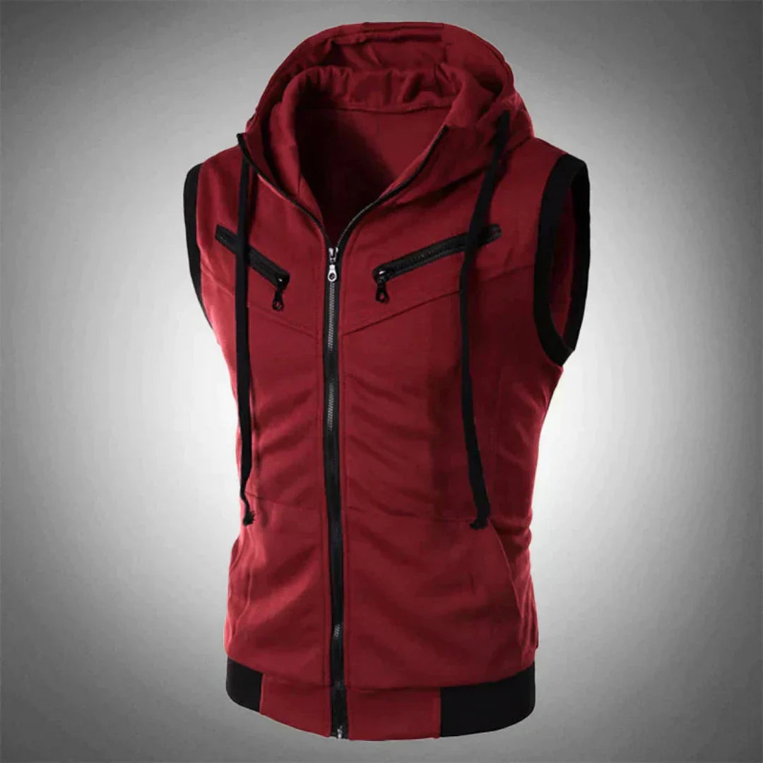 Jelmer - Sportieve Mouwloze Hoodie