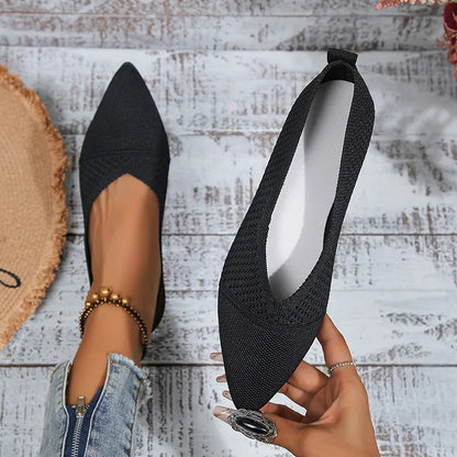 Margareta - Ademende Puntige Loafers
