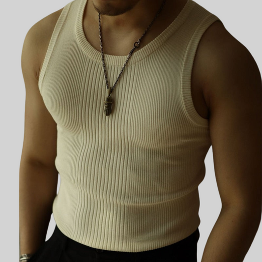 Thaddeus - Geribbelde Tanktop