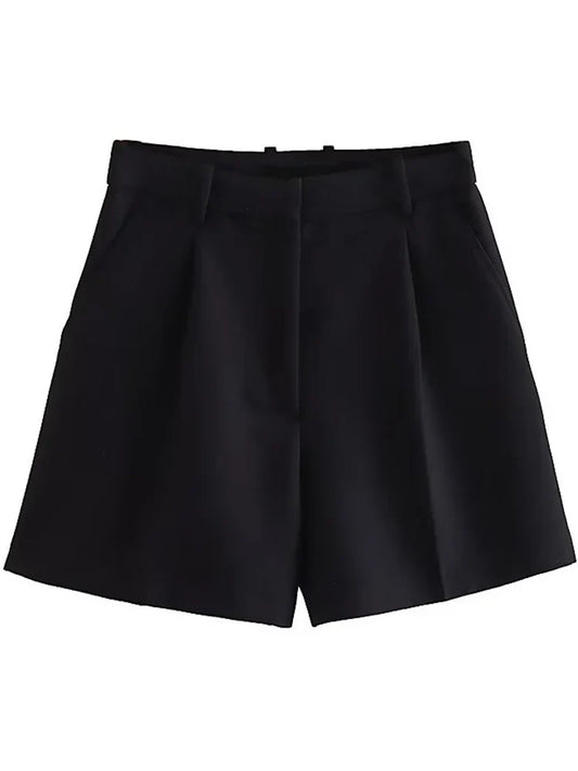 Roselle - Slimme Geplooide Shorts