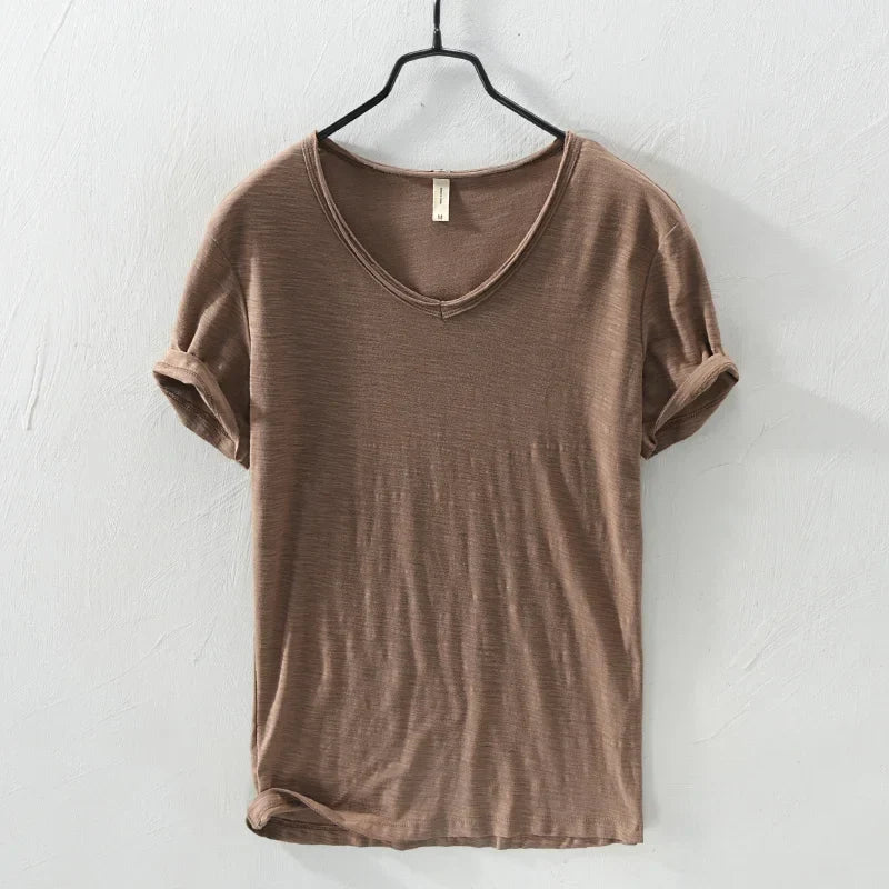 Johannes - T-shirt Met V-hals