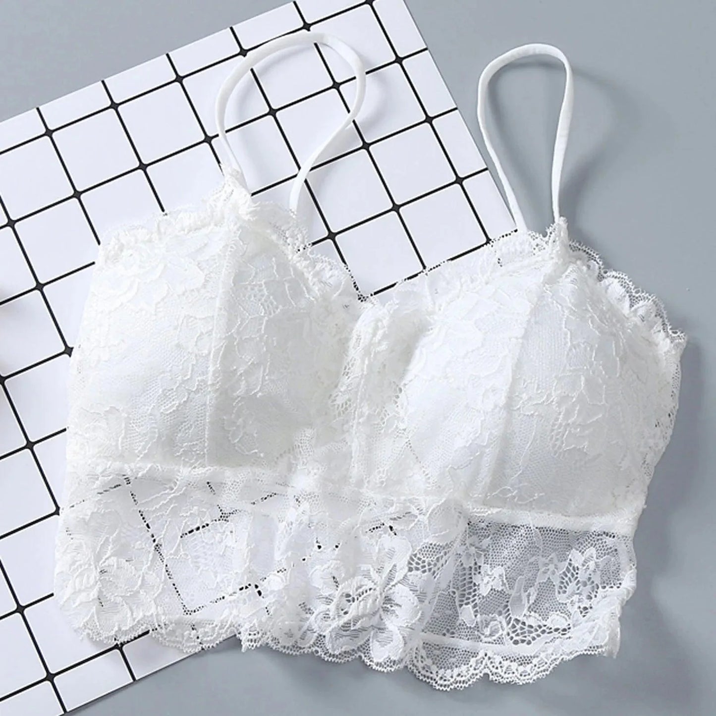 Constanze - Kanten Bralette met Pads