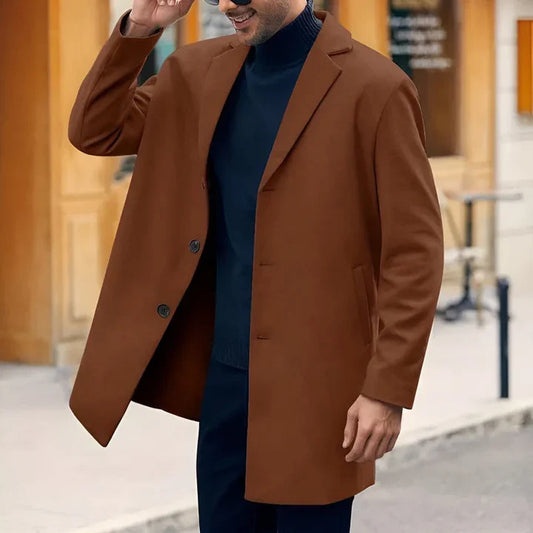Verges - Herren Klassieke Trenchcoat