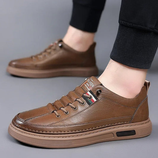 Wilburn - Leren Platte Schoenen